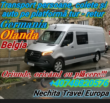 Transport persoane, colete Germania Belgia Olanda